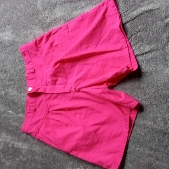 Vtg unsized Bahama Lagoon by Wrangler hot pink culotte shorts see measurements - Picture 1 of 12